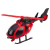 LEAN TOYS Firefighter Rescue Set with Fire Truck, Tow Truck, Helicopter, Car, Lights and Sound