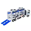 LEAN TOYS Police Truck Tow Truck Transport Police Cars with Lights and Sounds