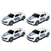 LEAN TOYS Police Truck Tow Truck Transport Police Cars with Lights and Sounds