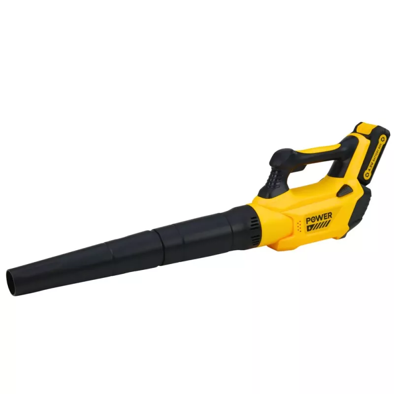 LEAN TOYS Toy Leaf Blower for Kids with Sounds - Yellow