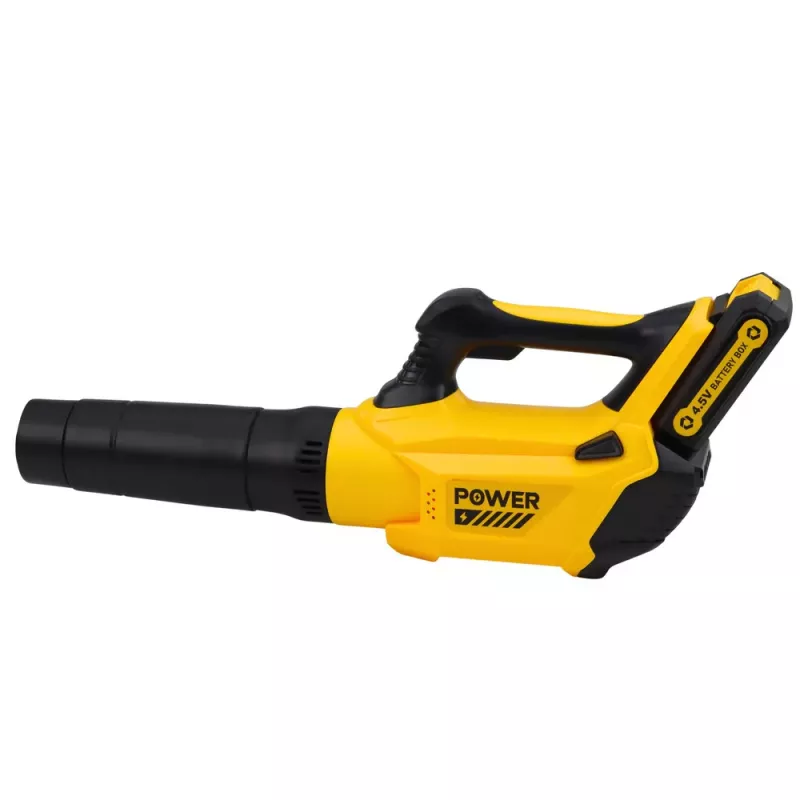 LEAN TOYS Toy Leaf Blower for Kids with Sounds - Yellow