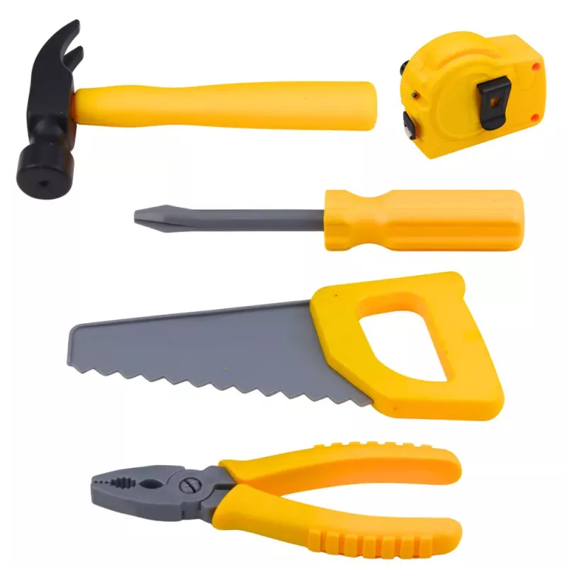 LEAN TOYS Tool Set in Box Battery-Powered Screwdriver Accessories 23 pcs