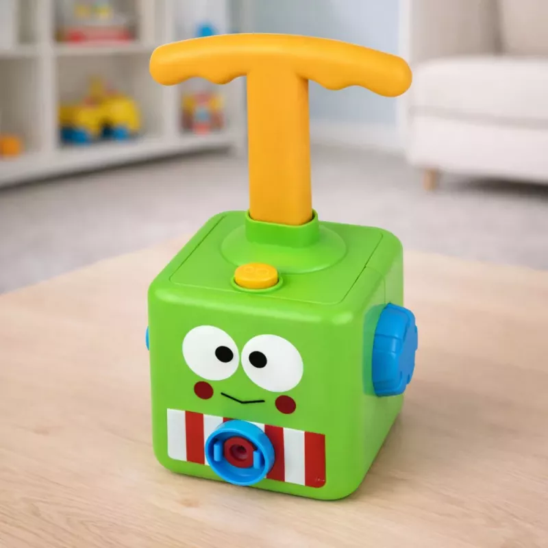 LEAN TOYS Balloon Launcher Car Frog Educational Toy For Kids