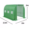 LEAN Greenhouse for Vegetables, Green UV Windows, 3.5x2x2M, 7M²