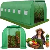 LEAN Foil Tunnel Garden Vegetable Greenhouse PRO Frame 25MM 10x3x2M 30M²