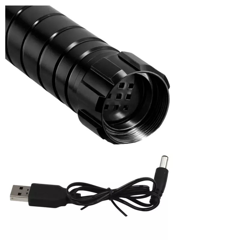LEAN TOYS LED Laser Lightsaber with Sounds, Metal Handle, 75 cm