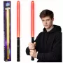LEAN TOYS LED Laser Lightsaber with Sounds, Metal Handle, 75 cm