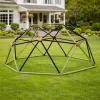 LEAN SPORT Climbing Dome for Children's Garden Playground 182x86 cm 6FT Blue/Yellow