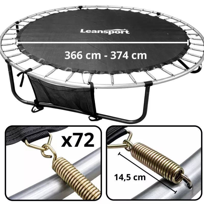 LEAN Trampoline Jumping Mat Replacement Part 366-374CM 12FT
