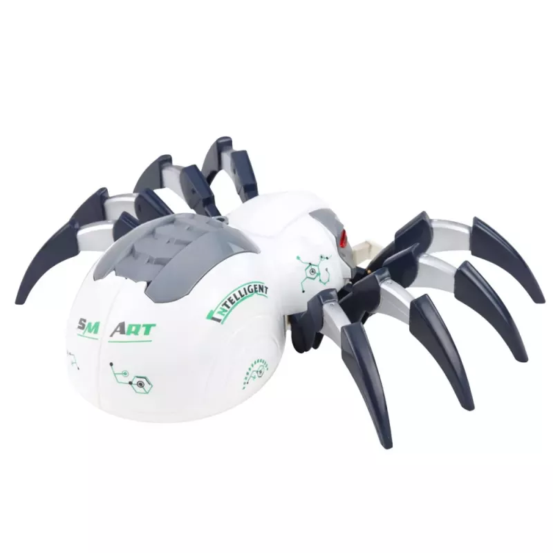 LEAN TOYS RC Remote Controlled Spider Robot with Smoke Effect, Lights, Sounds