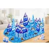 LEAN TOYS Magnetic Blocks Ice Land Animal Figures Blue 94 pcs.