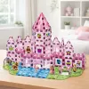 LEAN TOYS Magnetic Blocks With Figures Paints Cards For Painting Pink 142 pcs.