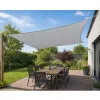 LEAN Rectangular Garden Sun Shade Sail, Waterproof, Gray, 300x400 cm