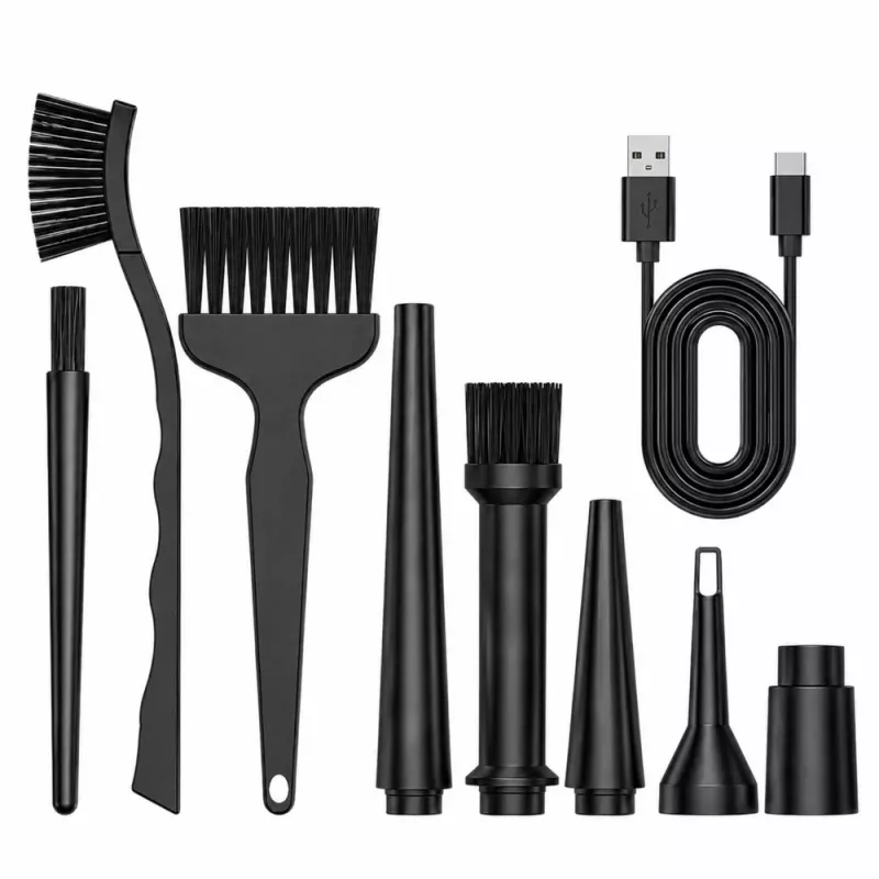 LEAN Electric Dust Blower Compressor Brush Head Set