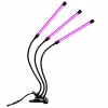 LEAN LED Lamp for Growing and Illuminating Plants, Triple Modules, Clip