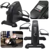 LEAN Mini Exercise Bike Rotor Rehabilitation 2 in 1 LCD Display Black