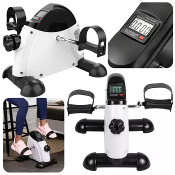 LEAN Mini Exercise Bike Rehabilitation Bike LCD Trainer for Arms and Legs