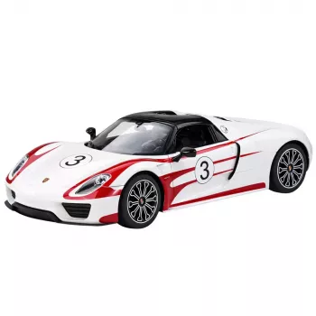 RASTAR Porsche 918 Spyder Performance Remote Controlled RC Car White 1:14