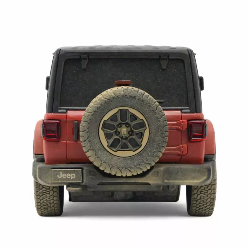 JEEP Wrangler Rubicon-Muddy Remote Controlled RC Car Red Rastar 1:24