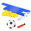 LEAN TOYS Sports Set for Playing Football, Soccer Goal, Ball, Pump 62x40cm