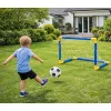 LEAN TOYS Sports Set for Playing Football, Soccer Goal, Ball, Pump 62x40cm