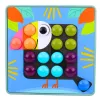 LEAN TOYS Creative Geometric Puzzle Mosaic Educational Puzzle Mushrooms 53 pcs.