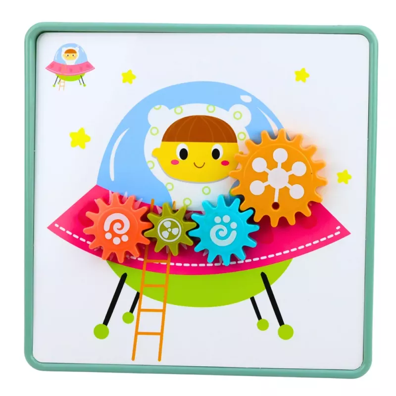 LEAN TOYS Creative Geometric Puzzle Mosaic Gears Puzzle 25 pcs.