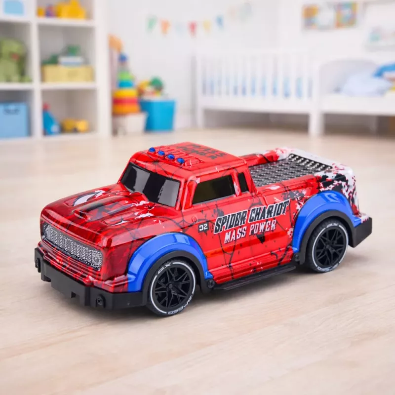 LEAN TOYS Remote Controlled Car RC Off-Road Spider Red Lights