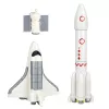 LEAN TOYS Space Set Cosmonauts Launch Tower Rocket Shuttle Building Blocks 300 Pieces