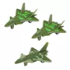 LEAN TOYS Military Set Truck Fighter Jets with Motorized Missile Launcher
