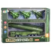 LEAN TOYS Military Set Truck Fighter Jets with Motorized Missile Launcher