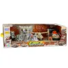 LEAN TOYS Military Set: Army Helicopter Tank Hovercraft Soldier Base