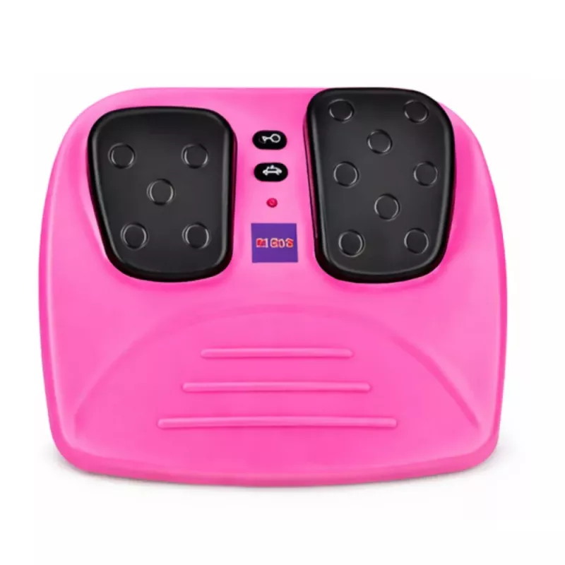 LEAN TOYS Interactive Steering Wheel on Stand with Pedals Lights Sounds Pink