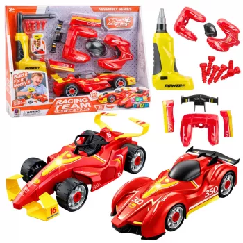 LEAN TOYS Car Tuning Kit Car Racer For Turning Screwdriver Lights
