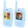 LEAN TOYS Walkie Talkies For Kids Video Talk Recording Camera Blue