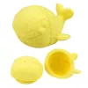 LEAN TOYS Educational Bath Toys Sensory Rubber Figures Pastel 4 pcs.