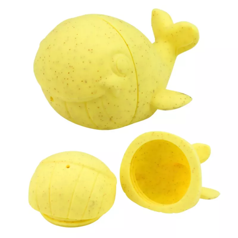 LEAN TOYS Educational Bath Toys Sensory Rubber Figures Pastel 4 pcs.