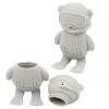 LEAN TOYS Educational Bath Toys Sensory Rubber Figures Pastel 4 pcs.
