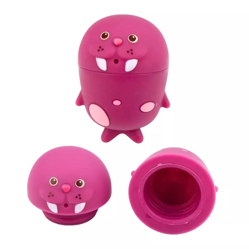 LEAN TOYS Educational Bath Toys Sensory Rubber Figures Pastel 6 pcs