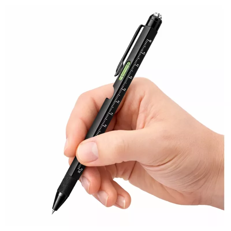LEAN 9-in-1 Multifunction Pen Spirit Level Flashlight Screwdriver Yellow Black 2 pcs