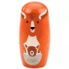 LEAN TOYS Set of Wooden Matryoshka Dolls Puzzle Forest Animals 6 pcs.