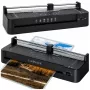 LEAN 3-in-1 Laminator with Sealer and Guillotine for A3 Photo Documents Black