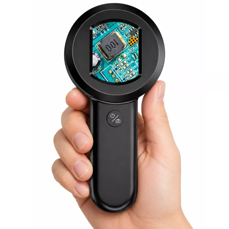 LEAN TOYS Portable Handheld Digital Microscope HD 100x Camera IPS Screen 8 LEDs