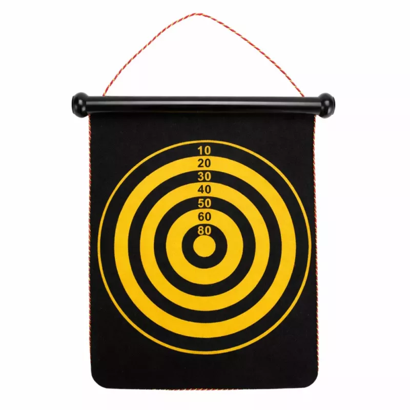 LEAN TOYS Magnetic Dartboard Double Sided Dart Tube Arcade Game Set
