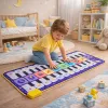 LEAN TOYS Musical Educational Dance Mat Interactive Piano Space 120 x 48 cm