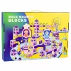 LEAN TOYS Magnetic Blocks Set Ball Track Mill Wheel 118 pcs