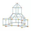 LEAN TOYS Creative Set of Construction Tubes for Spatial Building 340 pcs.
