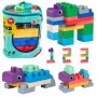 LEAN TOYS Soft Sensory Construction Blocks in a Bag for Children, Colorful, 30 pcs.