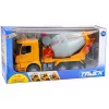 LEAN TOYS Construction Truck Concrete Mixer Rotating Drum Lights Sounds