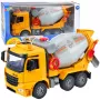 LEAN TOYS Construction Truck Concrete Mixer Rotating Drum Lights Sounds